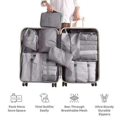 Easy-Pack Travel Cubes | 9 Pack