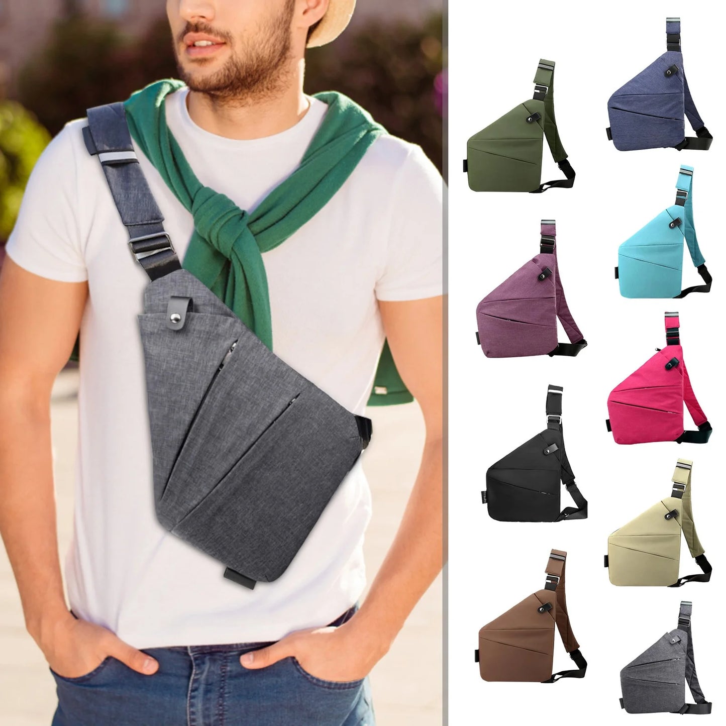 Anti-theft Crossbody Bag