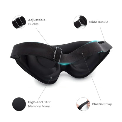 Travel Sleep Mask with Memory Foam