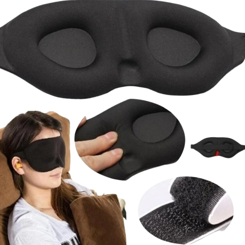 Travel Sleep Mask with Memory Foam