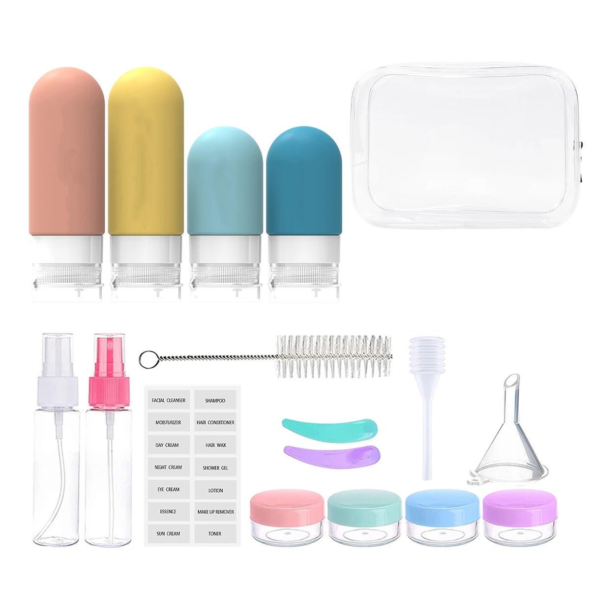 Complete Travel Toiletries | multi pc Set