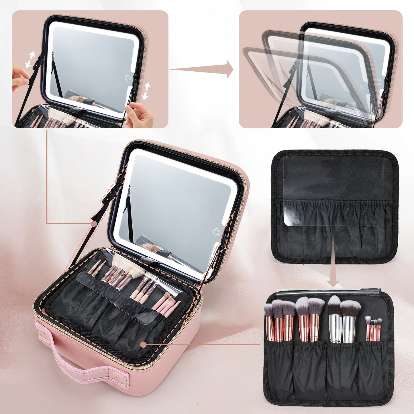 Glow-Up Travel Makeup Bag