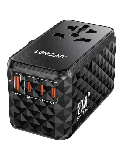 LENCENT International Travel Adapter 120W