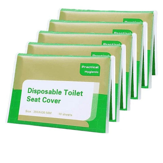 Flushable Travel Toilet Seat Covers | 50 Pack